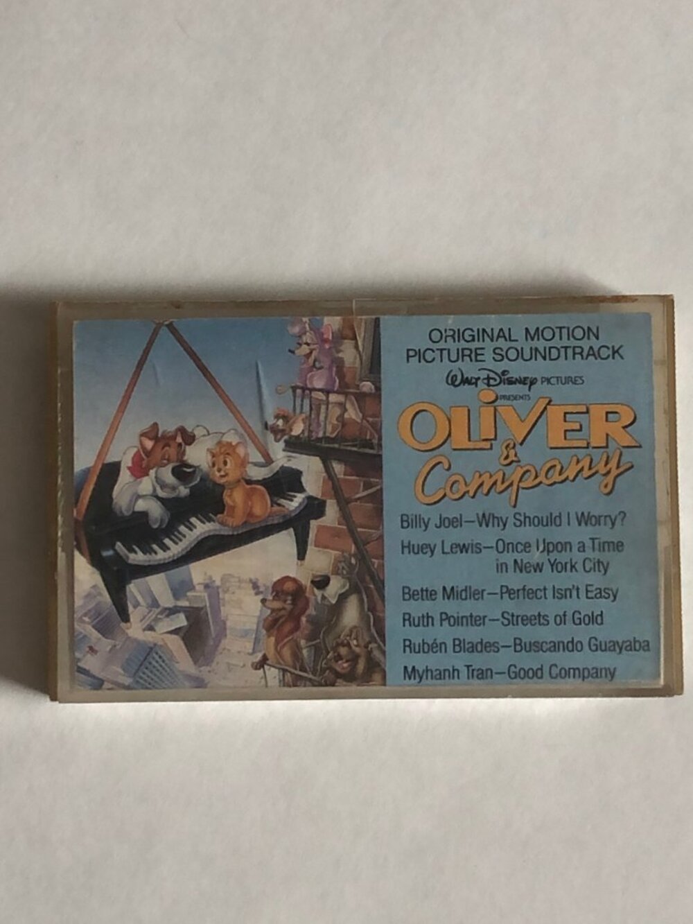Oliver and Company Cassette Tape Soundtrack